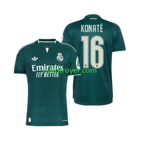 Billige Fotballdrakter Real Madrid Ibrahima Konate 16 Bortedraktsett 2026/27 Kortermet